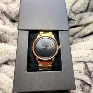 Gold and Black Watch
